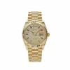 Replica Rolex Day-Date 128238 Yellow Gold Diamond-Paved Rainbow Dial