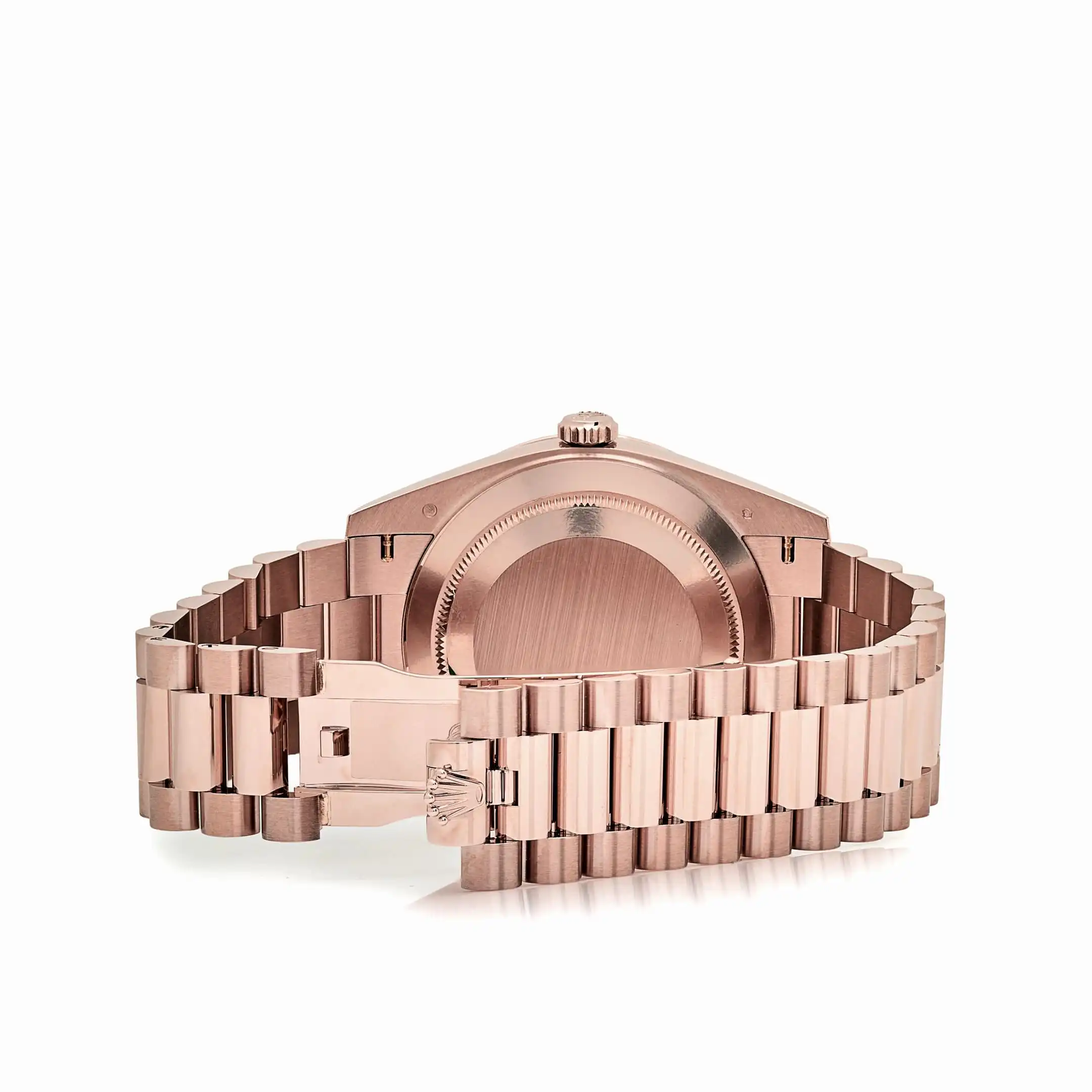 Replica Rolex Day-Date 228345RBR Rose Gold Diamond Bezel Slate Ombre Dial - Image 6