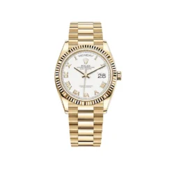 Replica Rolex Day-Date 128238 Yellow Gold White Dial