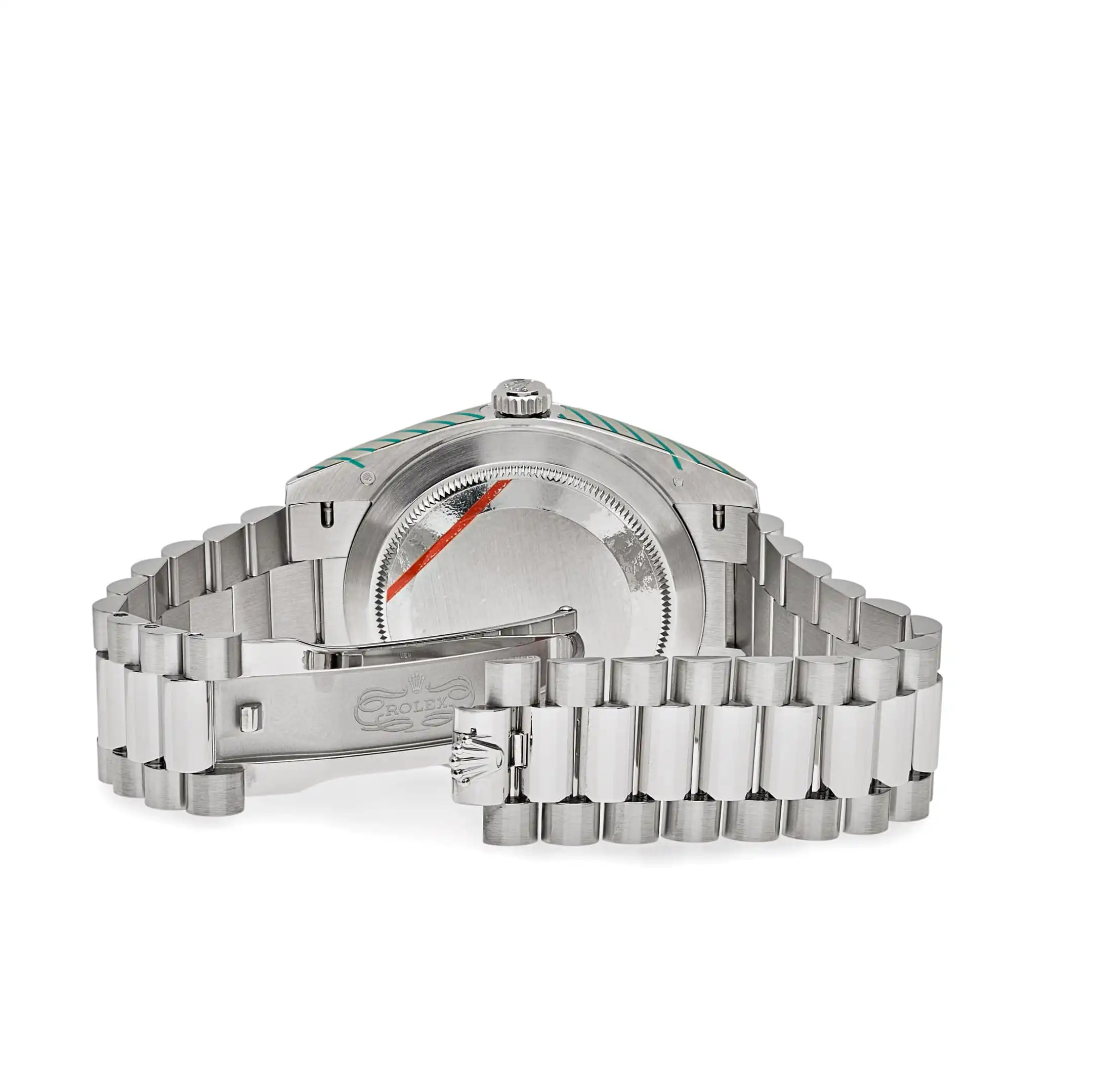 Replica Rolex Day-Date 228206 Platinum Meteorite Diamond Dial - Image 5