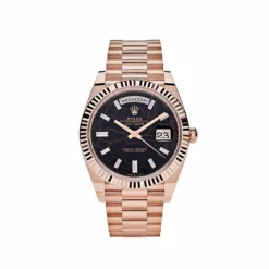 Replica Rolex Day-Date 228235 Rose Gold Eisenkiesel Diamond Dial