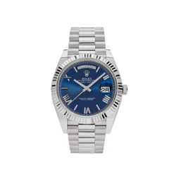 Replica Rolex Day-Date 228239 White Gold Blue Dial