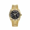 Replica Rolex Day-Date 228238 Yellow Gold Black Baguette Diamond Dial
