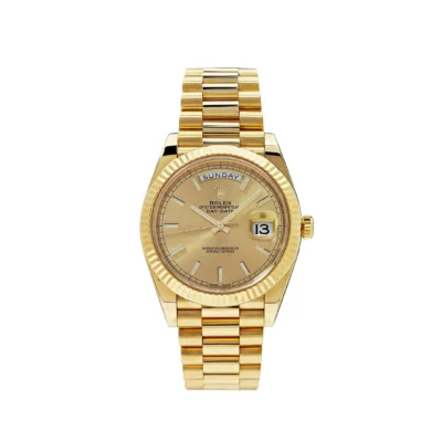 Replica Rolex Day-Date 40 Yellow Gold Champagne Dial 228238