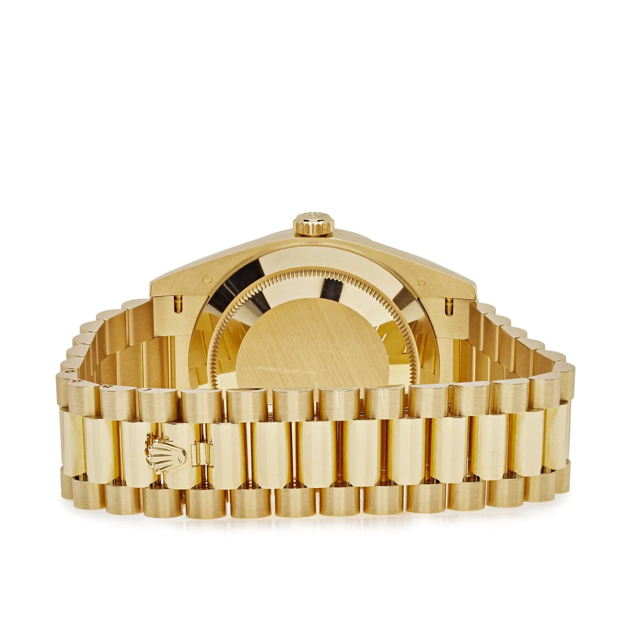 Replica Rolex Day-Date 228238 Yellow Gold Champagne Diamond Dial - Image 4