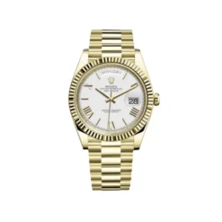 Replica Rolex Day-Date 228238 Yellow Gold White Dial