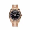 Replica Rolex Day-Date 218235 Rose Gold Black Ruby Dial