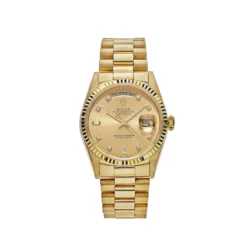 Replica Rolex Day-Date 18238 Presidential Yellow Gold Champagne Diamond Dial