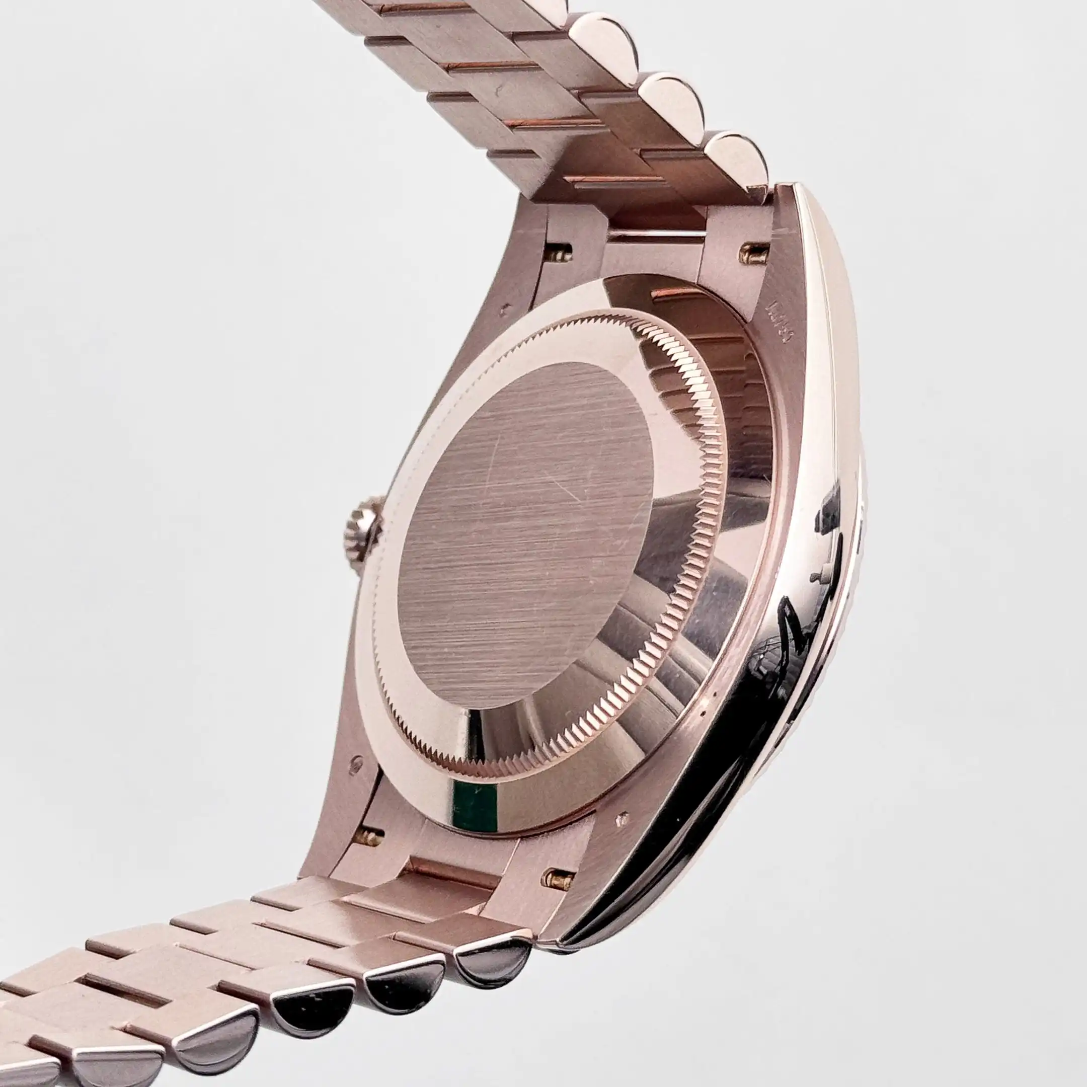 Replica Rolex Day-Date Reference 228235 Rose Gold Slate Ombre Dial - Image 10