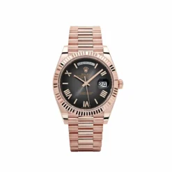 Replica Rolex Day-Date Reference 228235 Rose Gold Slate Ombre Dial