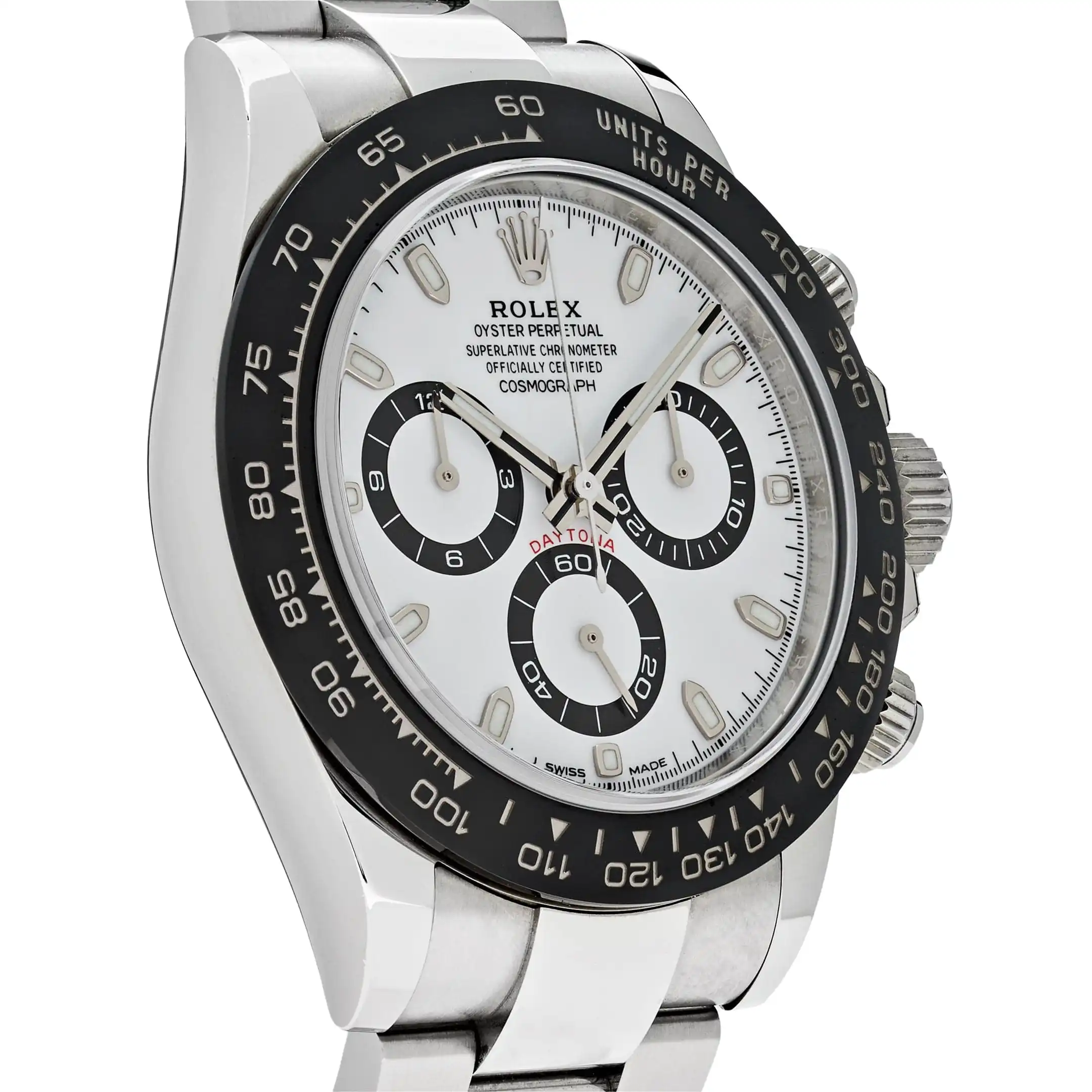 Rolex Daytona Replica 116500LN Stainless Steel White Panda Dial - Image 3