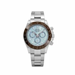 Rolex Daytona Replica 116506 Platinum Ice Blue Baguette Diamond Dial