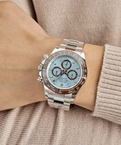 Alternative view of Rolex Daytona Replica 116506 Platinum Ice Blue Dial