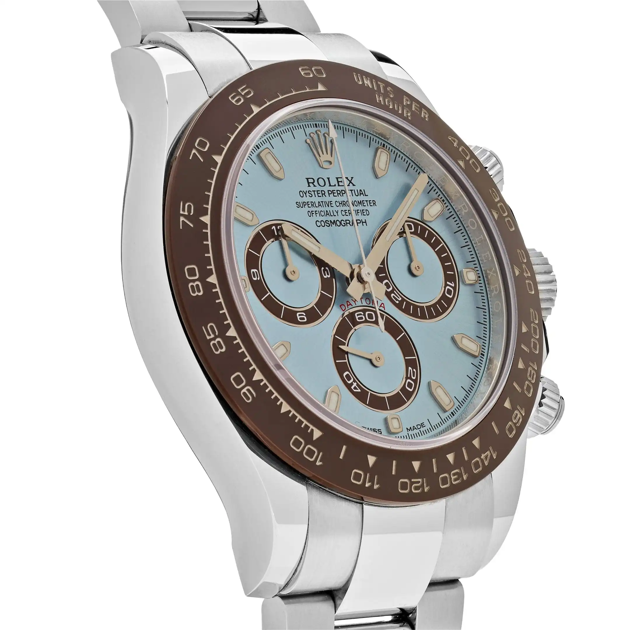Rolex Daytona Replica 116506 Platinum Ice Blue Dial - Image 4