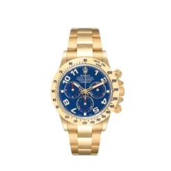 Rolex Daytona Replica 116508 Yellow Gold Blue Racing Arabic Dial