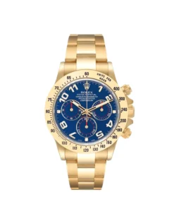 Rolex Daytona Replica 116508 Yellow Gold Blue Racing Arabic Dial