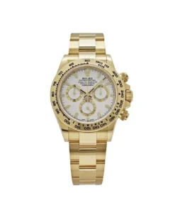 Rolex Daytona Replica 116508 Yellow Gold White Dial