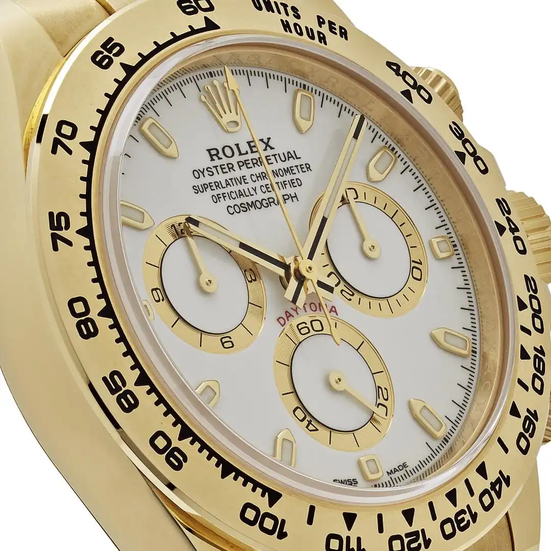 Rolex Daytona Replica 116508 Yellow Gold White Dial - Image 5