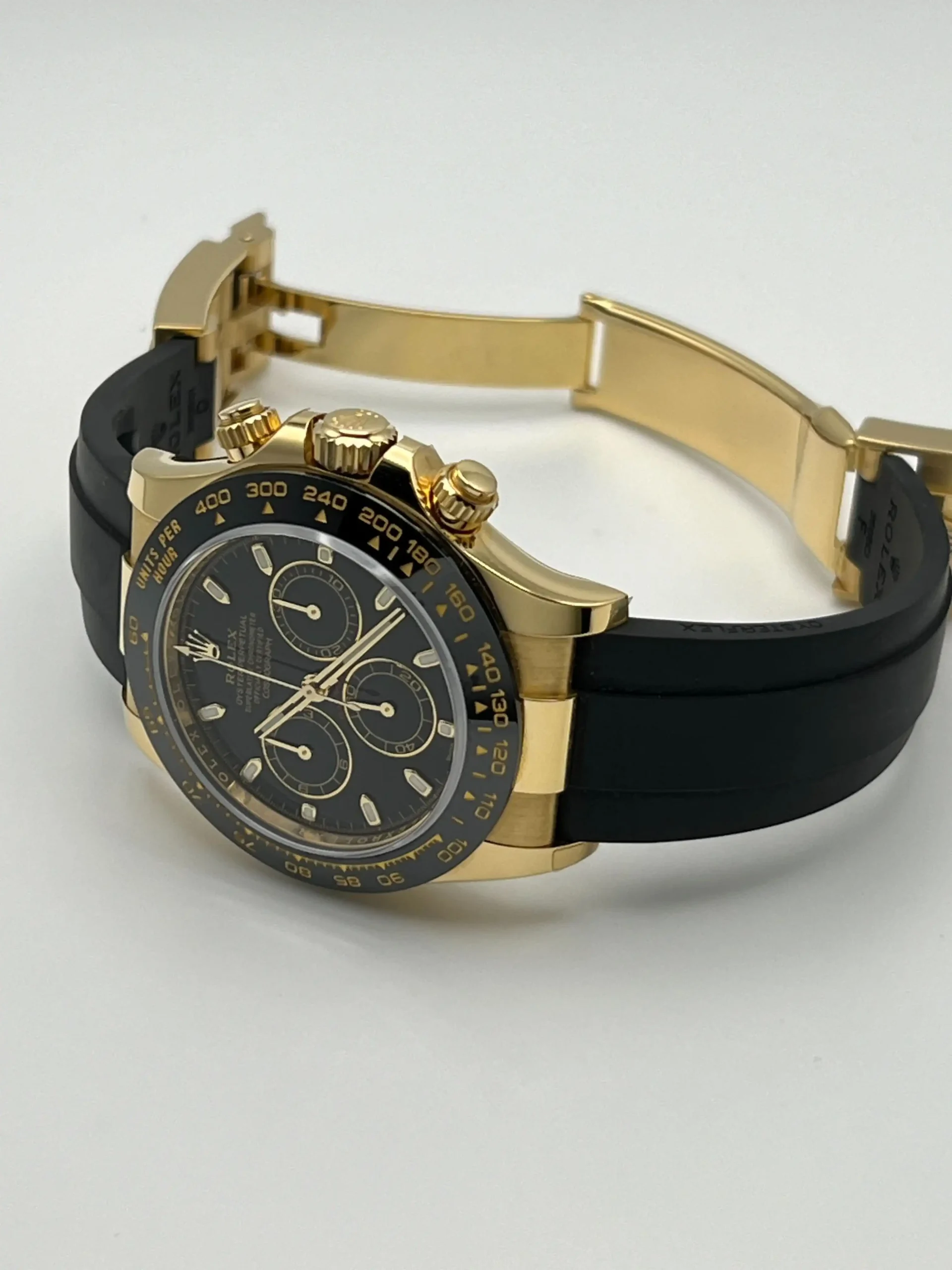 Rolex Daytona Replica 116518LN Yellow Gold Black Dial - Image 6