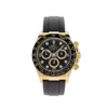 Rolex Daytona Replica 116518LN Yellow Gold Black Diamond Dial