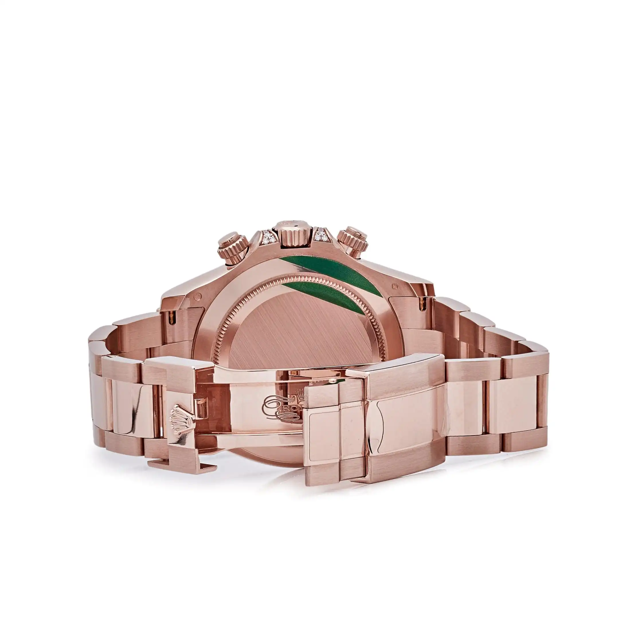 Rolex Daytona Replica 116595RBOW ‘Rainbow’ Rose Gold Pave Diamond Dial Sapphire Bezel - Image 6