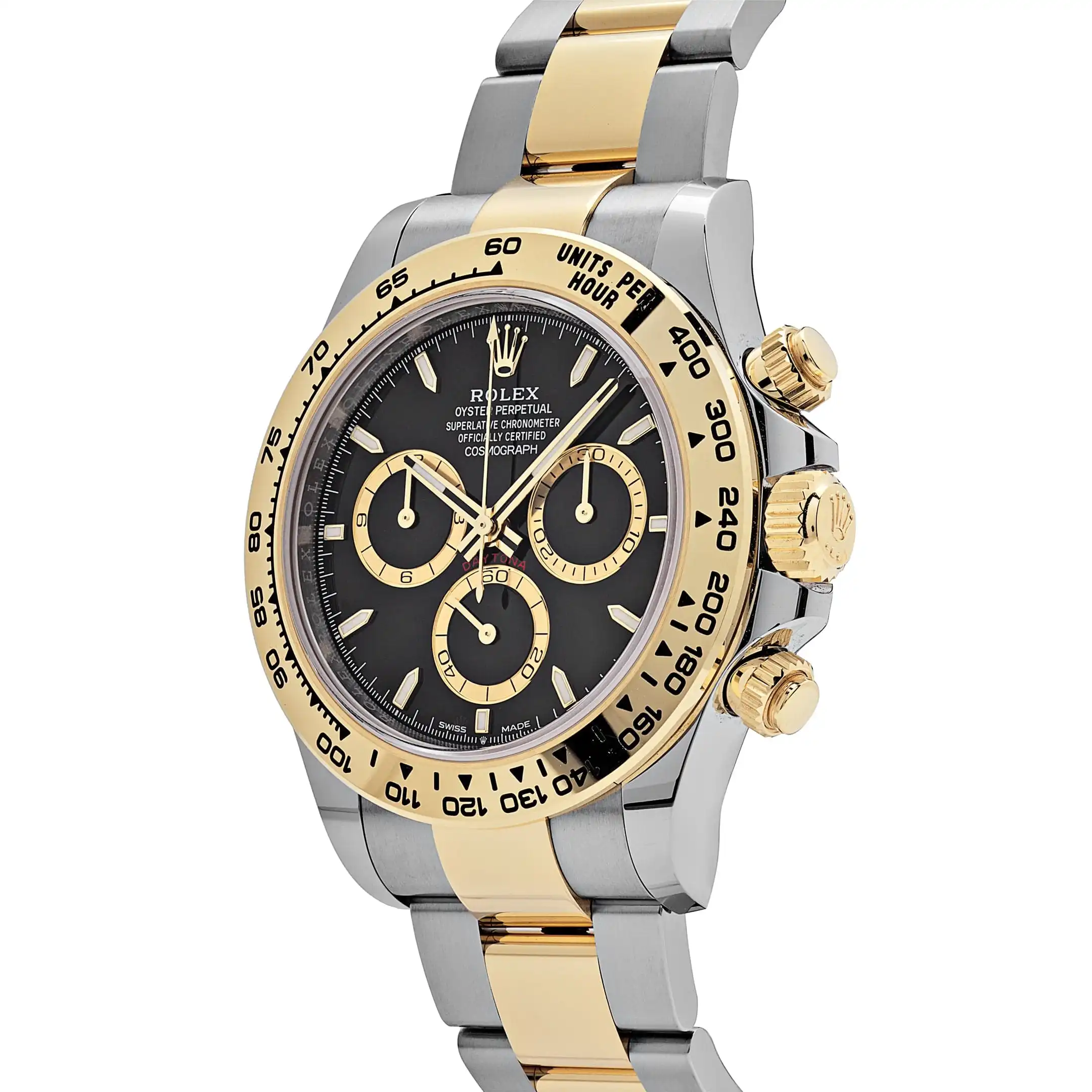 Rolex Daytona Replica 126503 Stainless Steel Yellow Gold Black Dial - Image 3