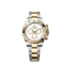 Rolex Daytona Replica 126503 Yellow Gold Stainless Steel White Dial