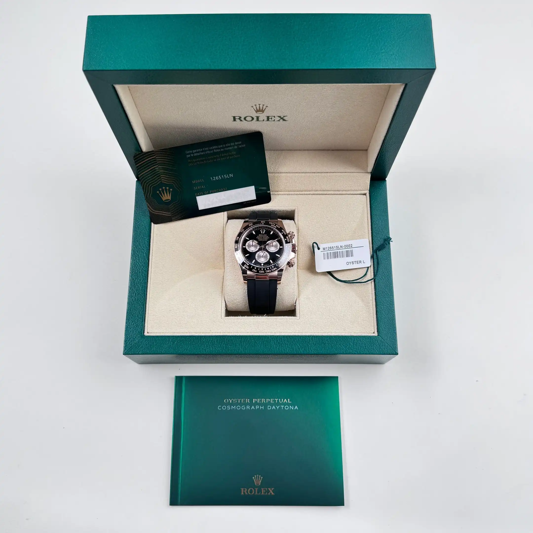 Rolex Daytona Replica 126515LN Rose Gold Black Dial - Image 12