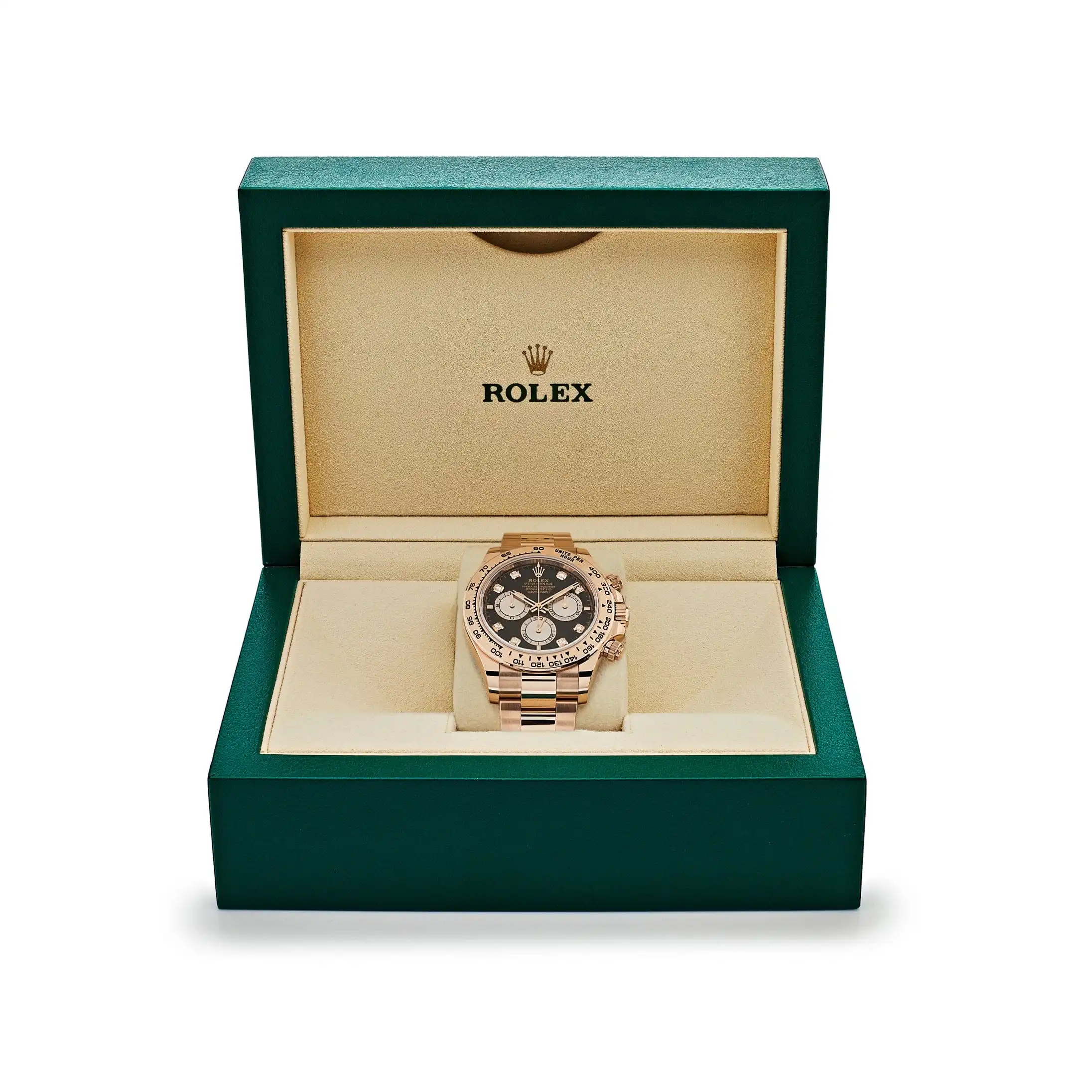 Rolex Daytona Replica 126505 Rose Gold Black Diamond Dial - Image 7
