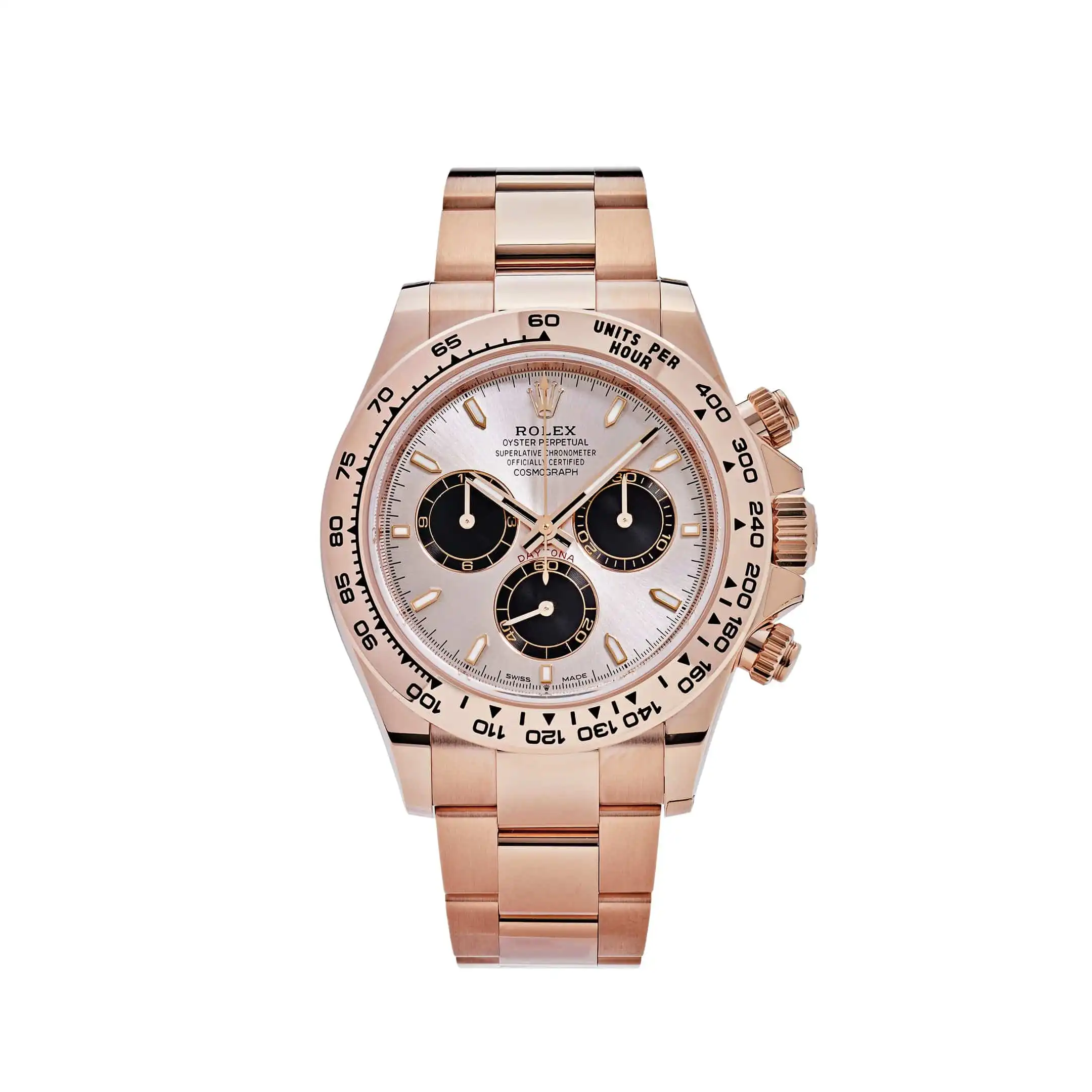 Rolex Daytona Replica 126505 Rose Gold Sundust Dial