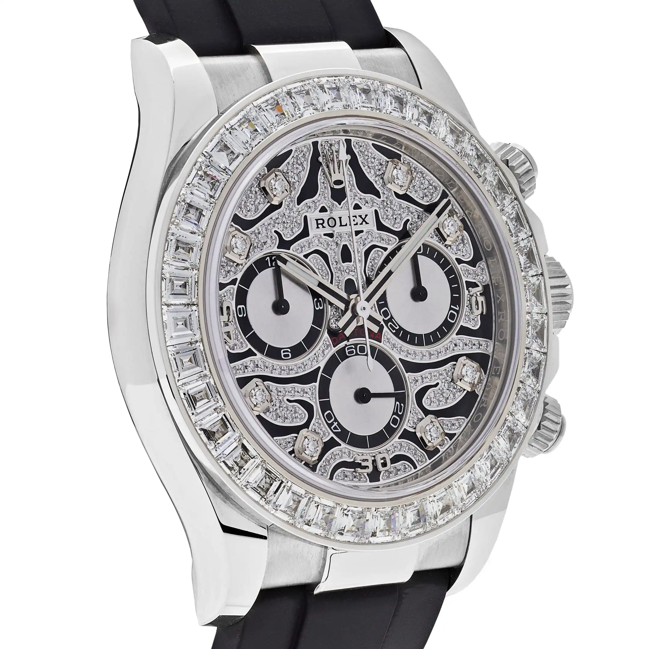 Rolex Daytona Replica ‘Eye of the Tiger’ 116589TBR White Gold - Image 4