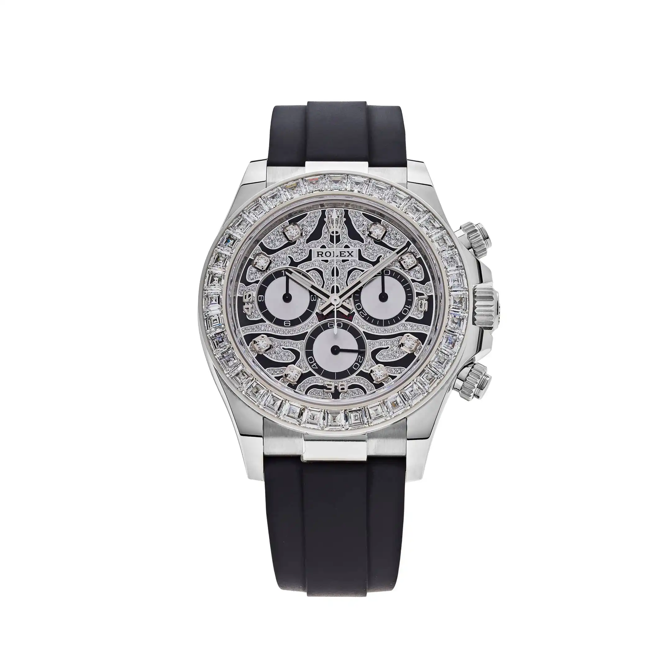 Rolex Daytona Replica ‘Eye of the Tiger’ 116589TBR White Gold