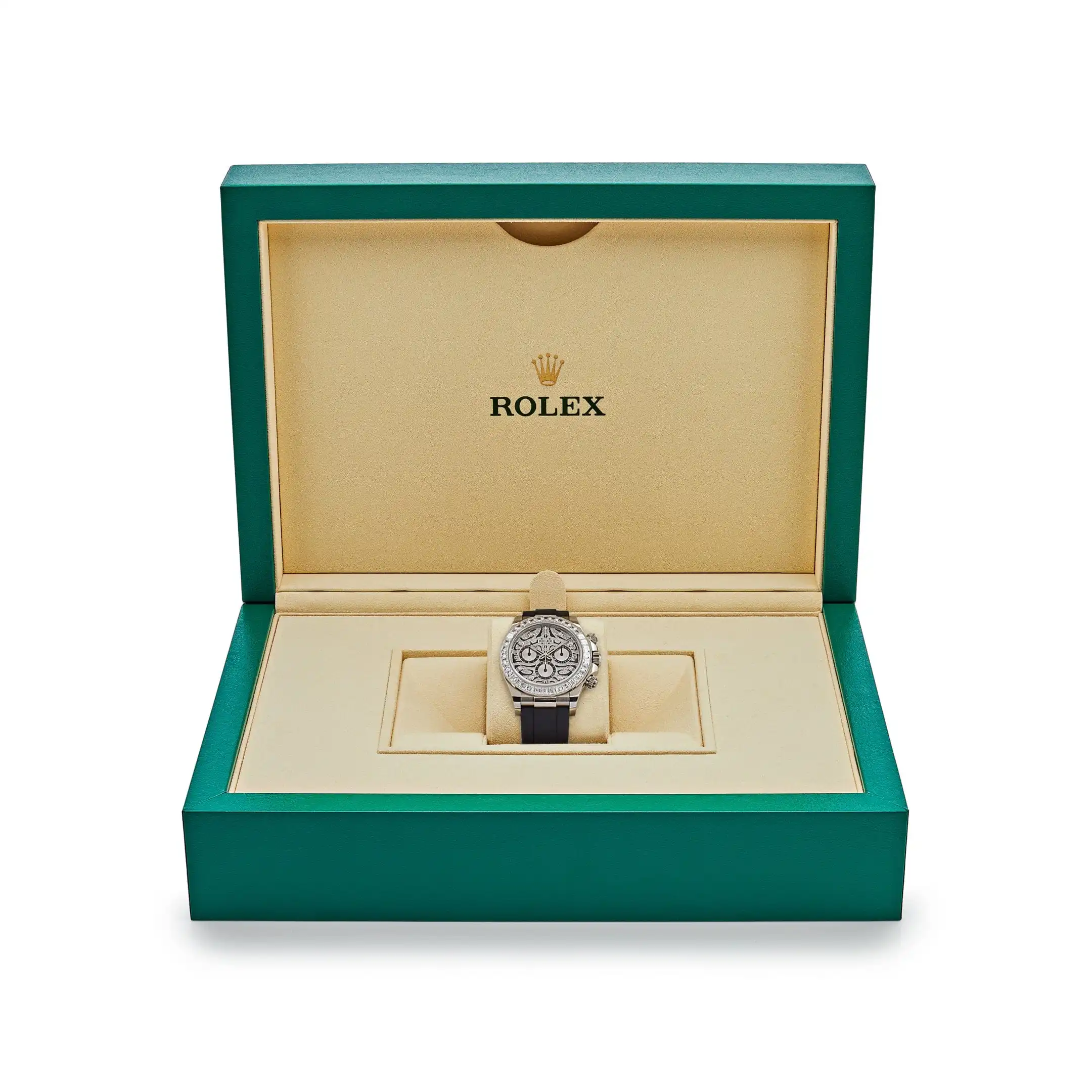 Rolex Daytona Replica ‘Eye of the Tiger’ 116589TBR White Gold - Image 7