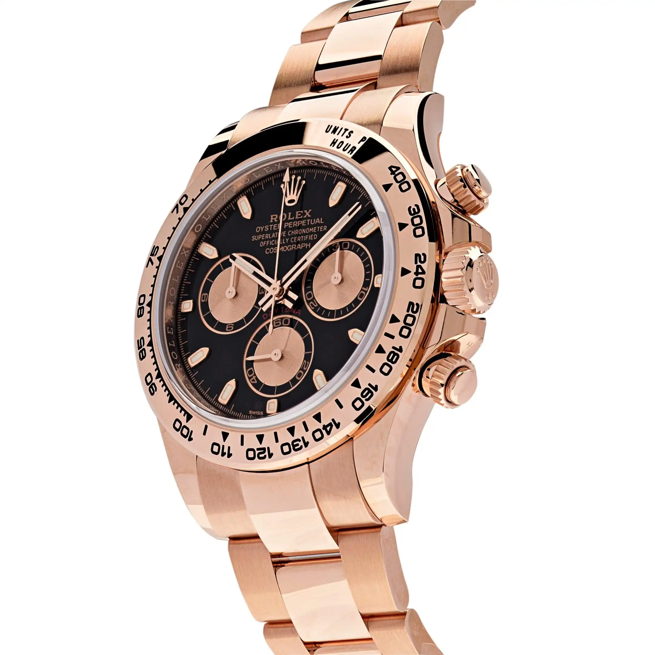 Rolex Daytona Replica 116505 Rose Gold Black Dial - Image 2
