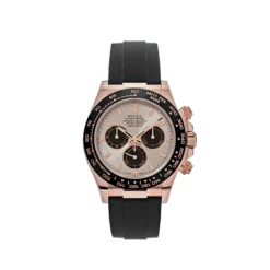 Rolex Daytona Replica 116515LN Rose Gold Sundust Black Dial