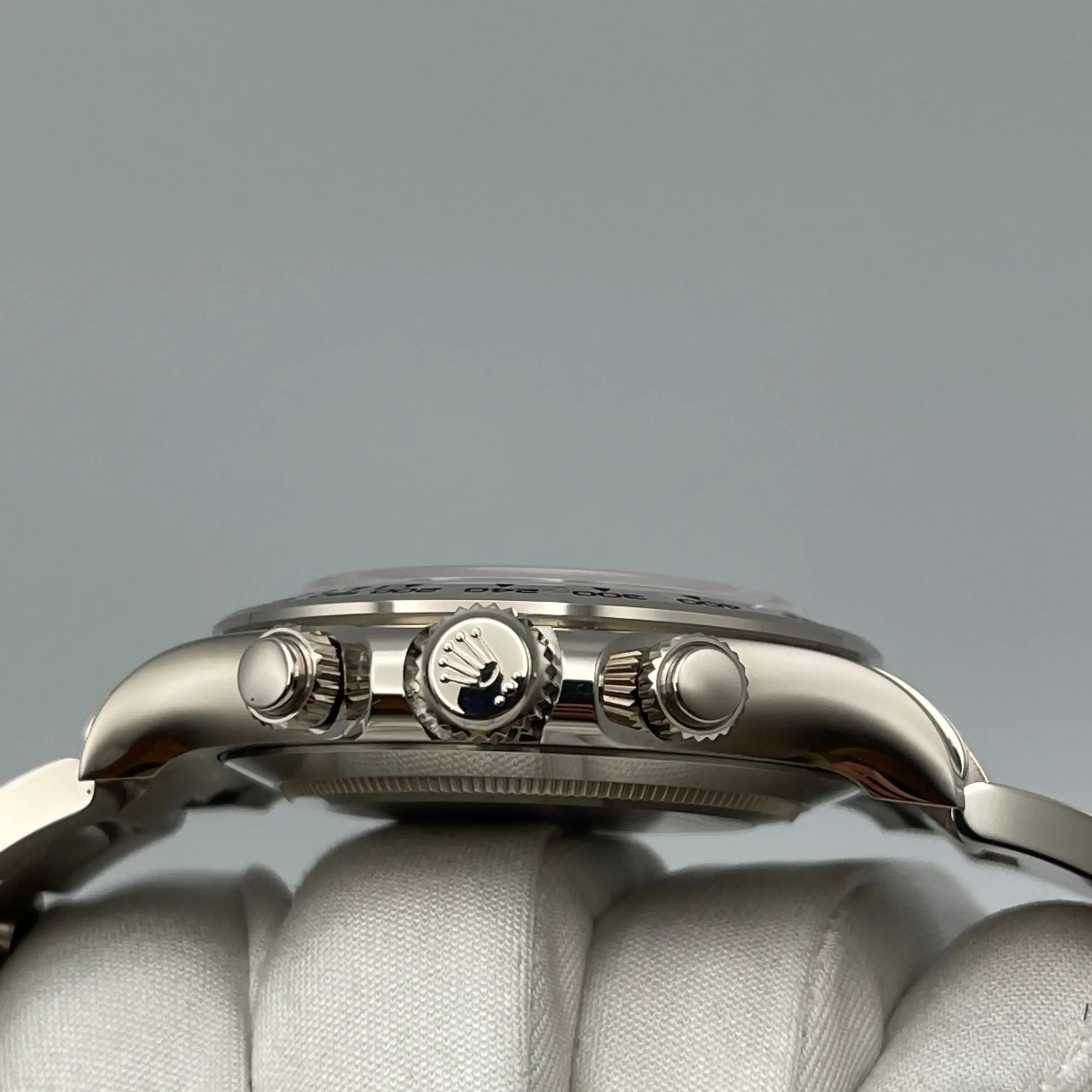 Rolex Daytona Replica 116509 White Gold Mother Of Pearl Diamond Dial - Image 6
