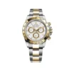 Rolex Daytona Replica 116523 Stainless Steel Yellow Gold White Dial