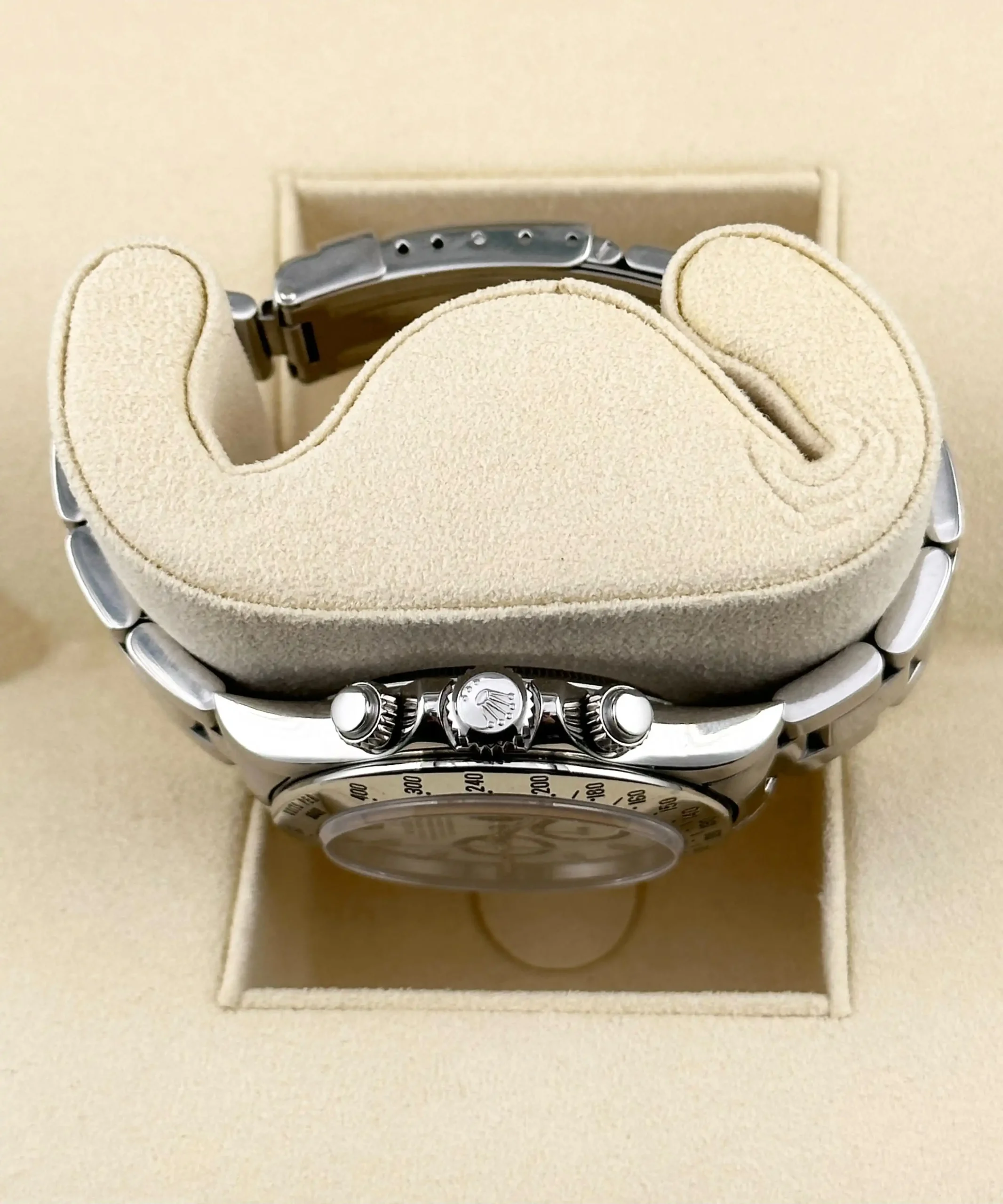 Rolex Daytona Replica 16520 Zenith Movement Stainless Steel White Dial - Image 4