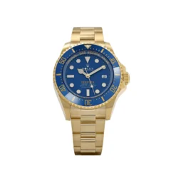 Rolex Deepsea Replica 136668LB Yellow Gold Blue Dial Oyster
