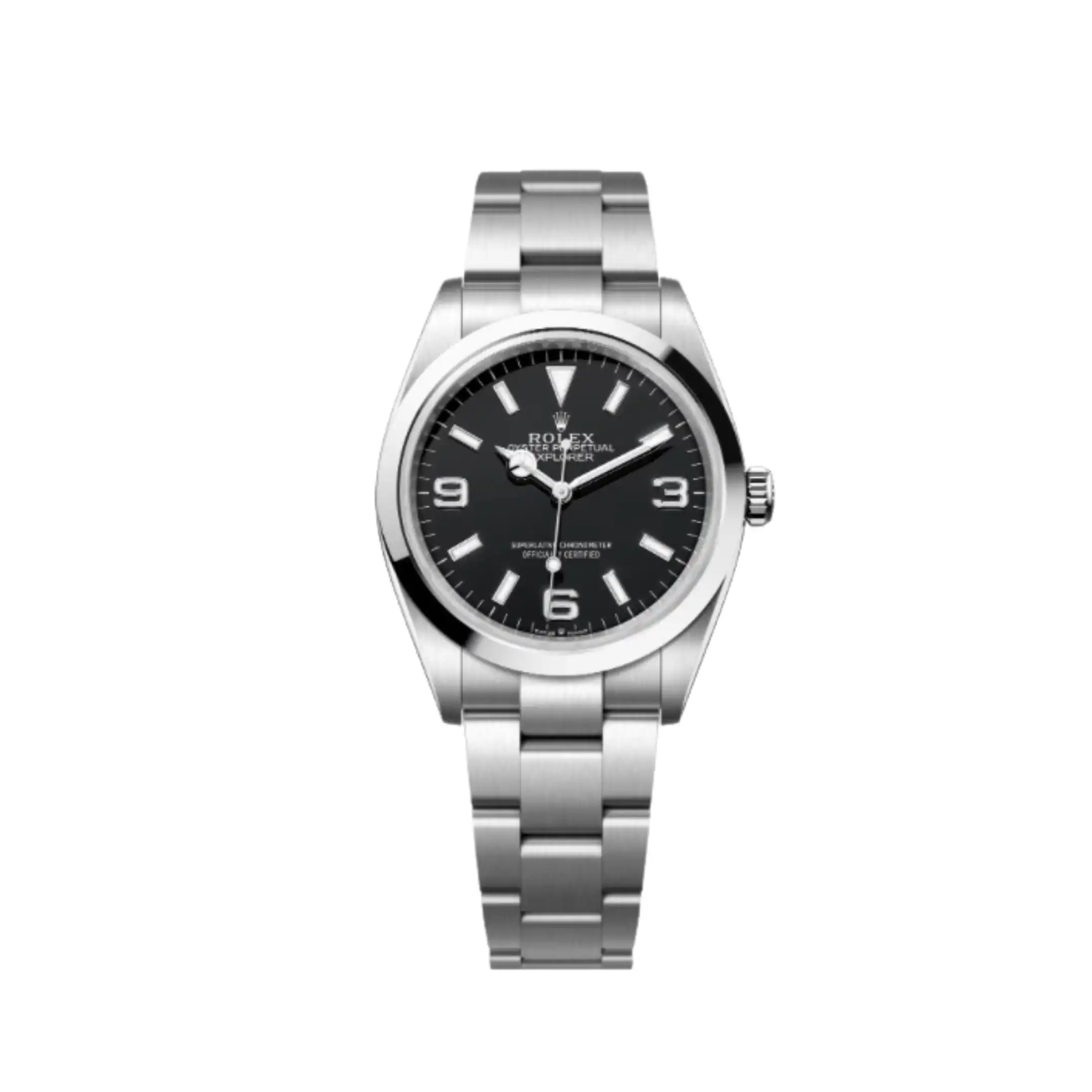 Rolex Explorer Replica 124270 Stainless Steel Black Dial