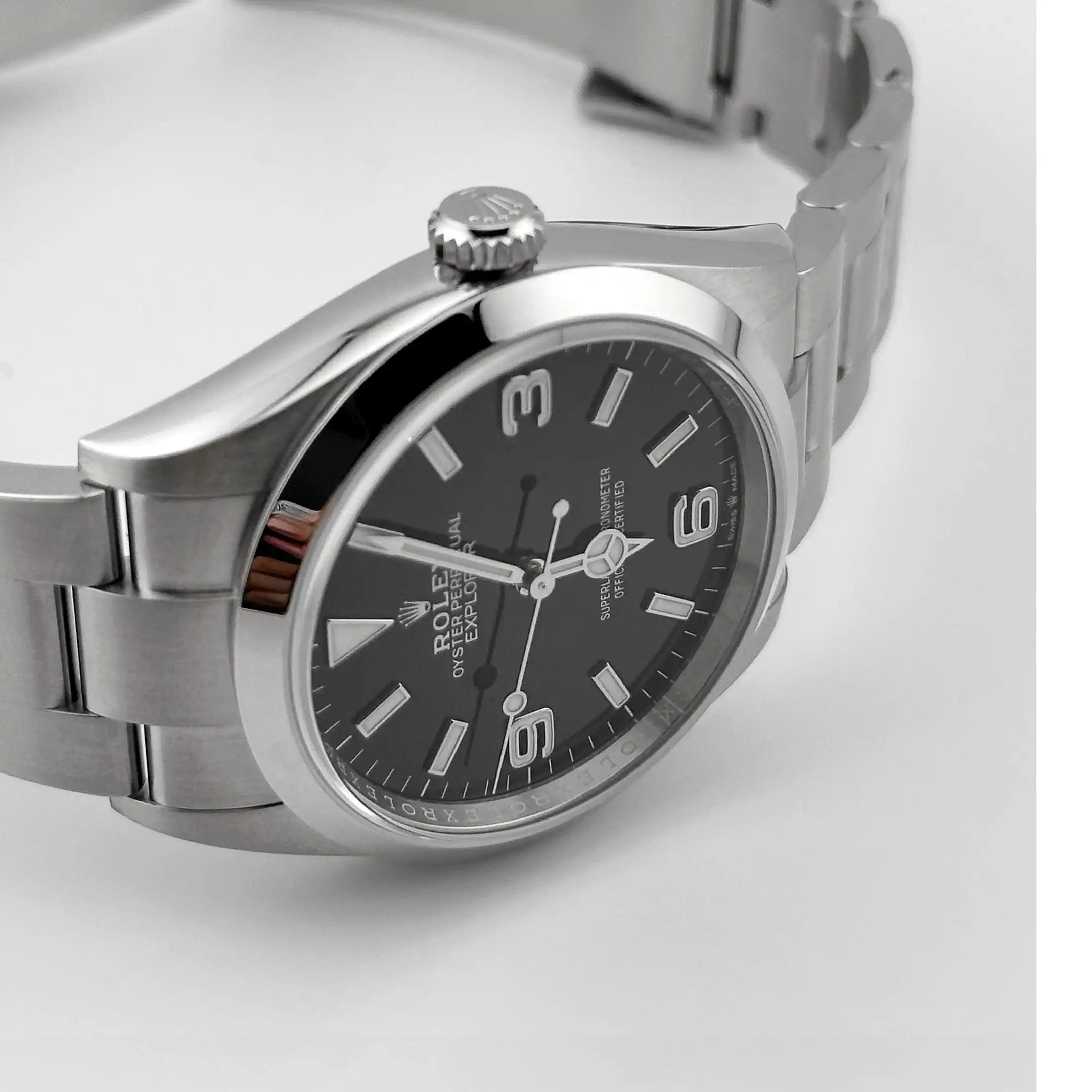 Rolex Explorer Replica 124270 Stainless Steel Black Dial - Image 4