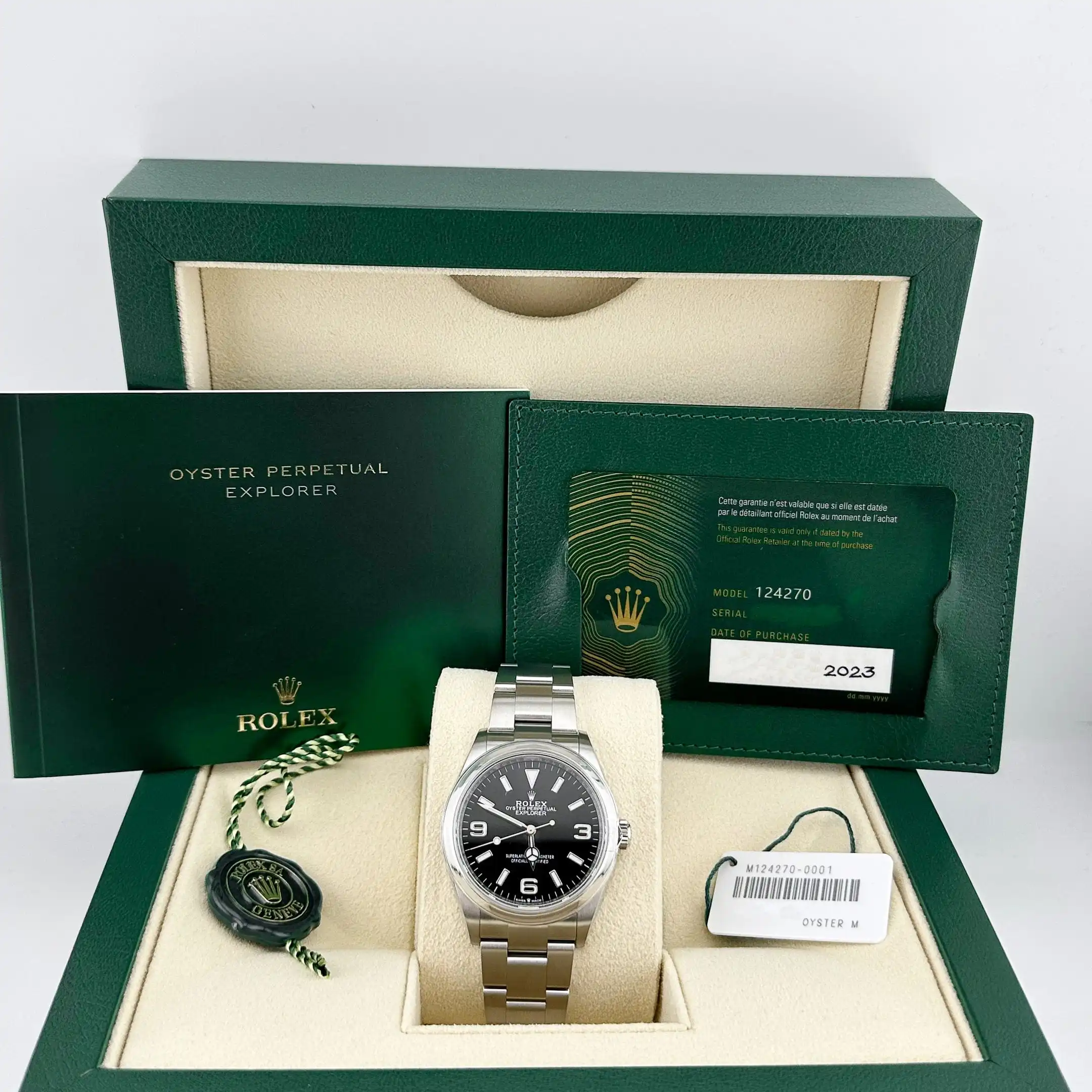 Rolex Explorer Replica 124270 Stainless Steel Black Dial - Image 10