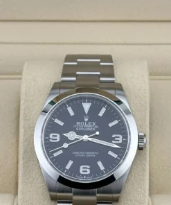Alternative view of Rolex Explorer Replica 224270 Stainless Steel Black Dial