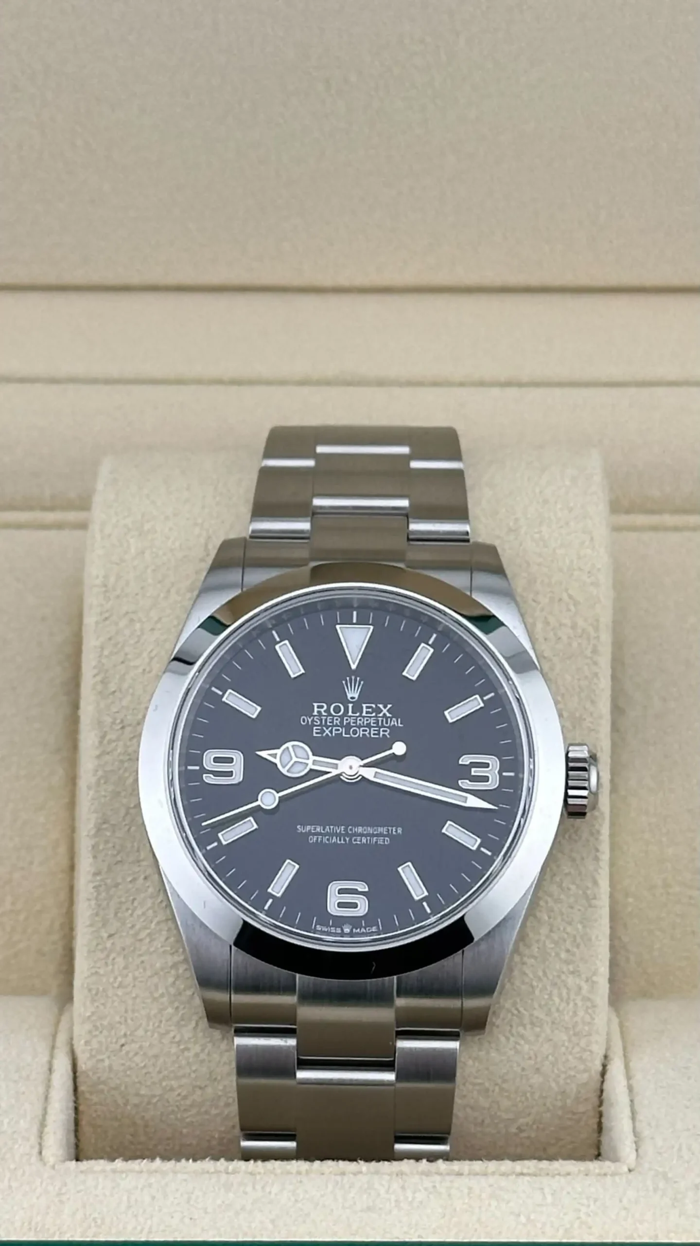 Rolex Explorer Replica 224270 Stainless Steel Black Dial - Image 2