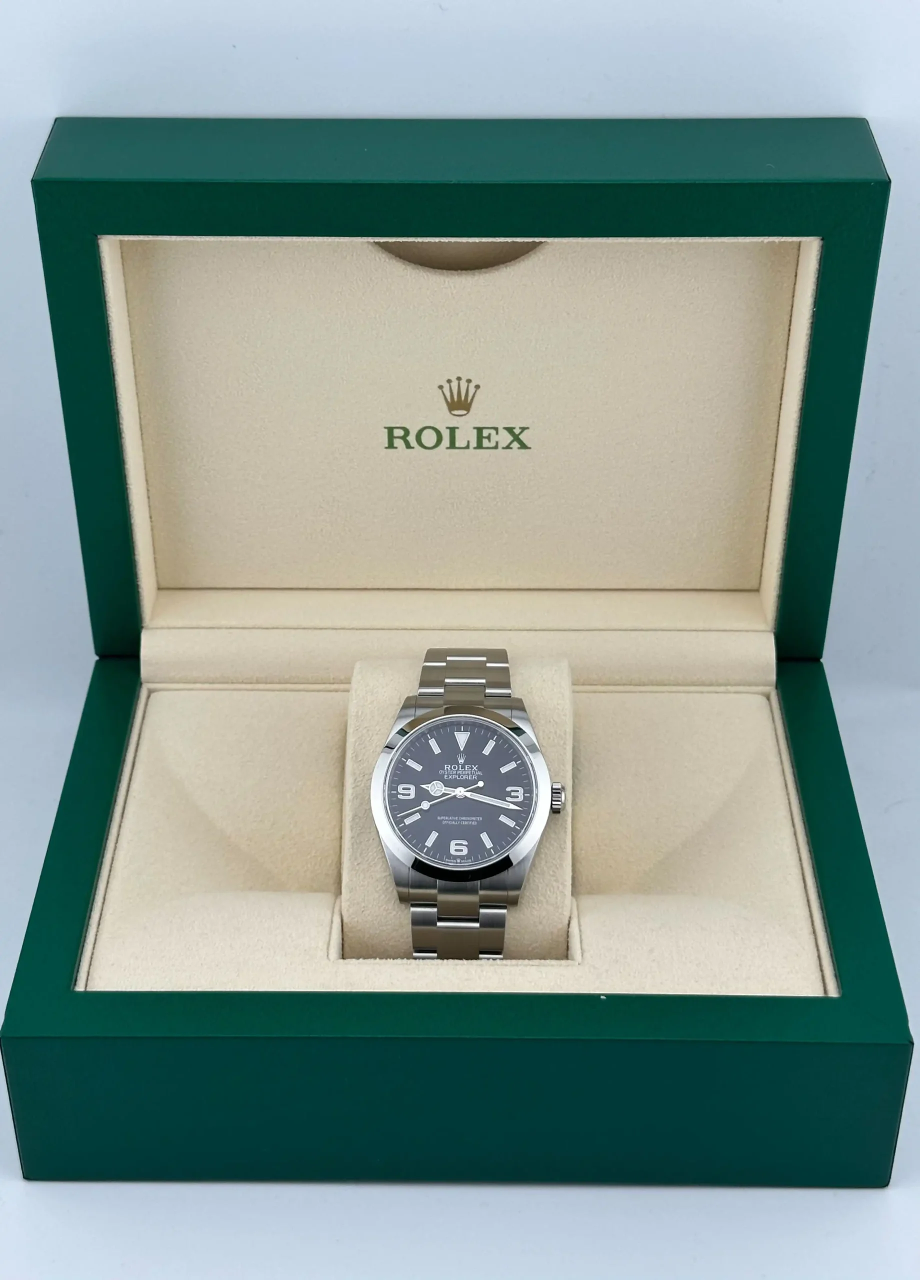 Rolex Explorer Replica 224270 Stainless Steel Black Dial - Image 3