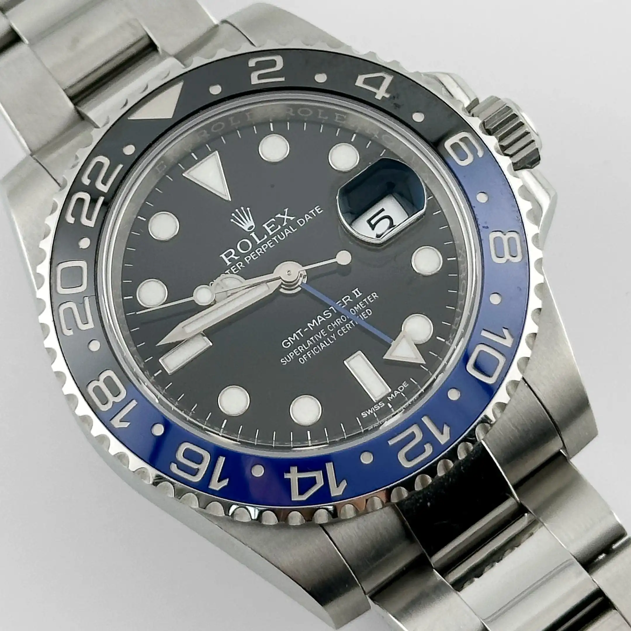 Rolex GMT-Master II Replica 116710BLNR Batman Stainless Steel Oyster - Image 2