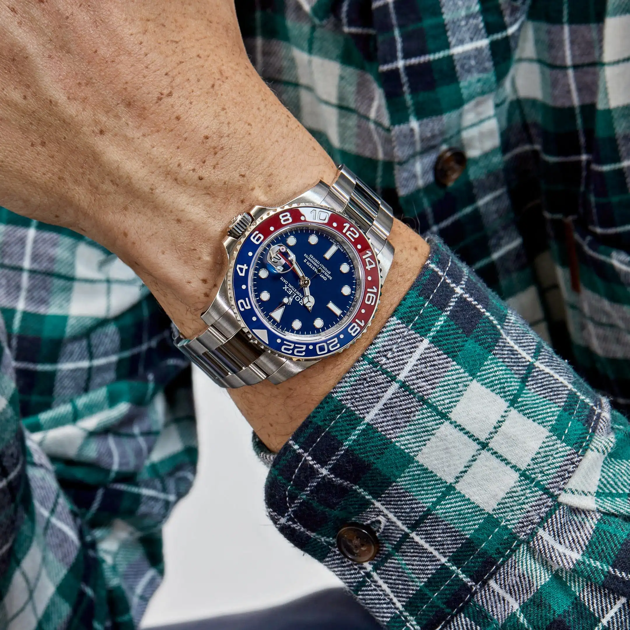 Rolex GMT-Master II Replica 116719BLRO Pepsi White Gold Blue Dial Oyster - Image 2