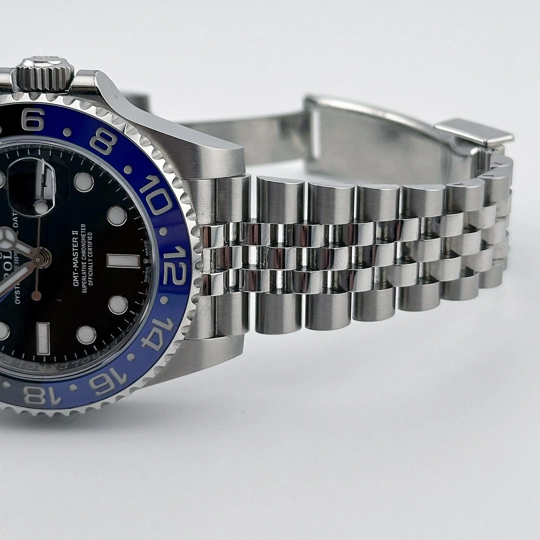Rolex GMT-Master II Replica 126710BLNR ‘Batgirl’ Stainless Steel Jubilee - Image 8