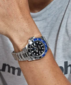 Alternative view of Rolex GMT-Master II Replica 126710BLNR ‘Batman’ Stainless Steel Oyster