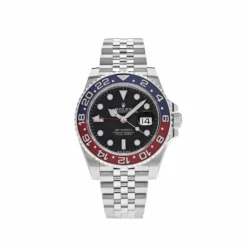 Rolex GMT-Master II Replica 126710BLRO ‘Pepsi’ Stainless Steel Black Dial Jubilee